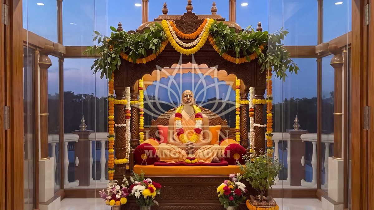“Temples are centres for educating the public in spiritual values.”